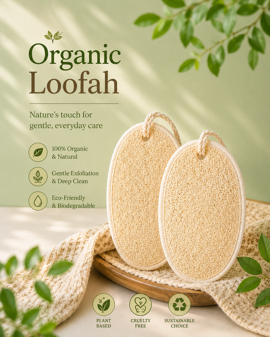 Organic Loofah