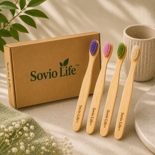 Bamboo KIDS Toothbrush | PACK of 4