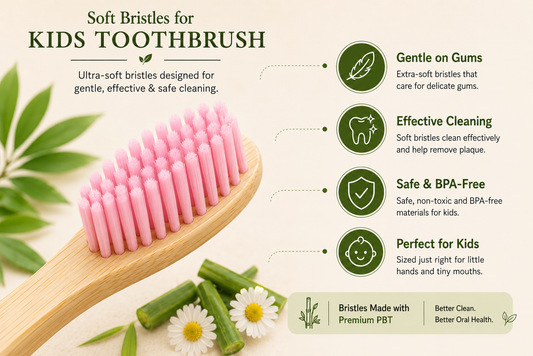 Bamboo KIDS Toothbrush | PACK of 10