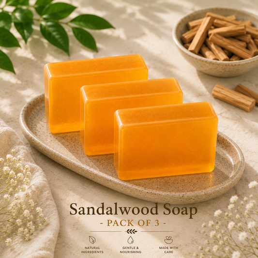 Sandalwood Soap | PACK of 3