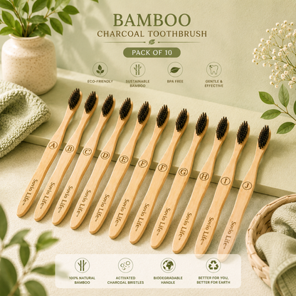 Bamboo Toothbrush | PACK of 10